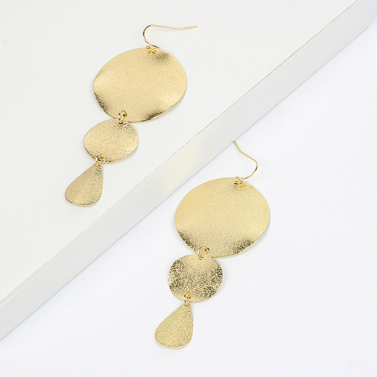Exaggerated Circle Trendy Simple Korean Wild Earrings display picture 4