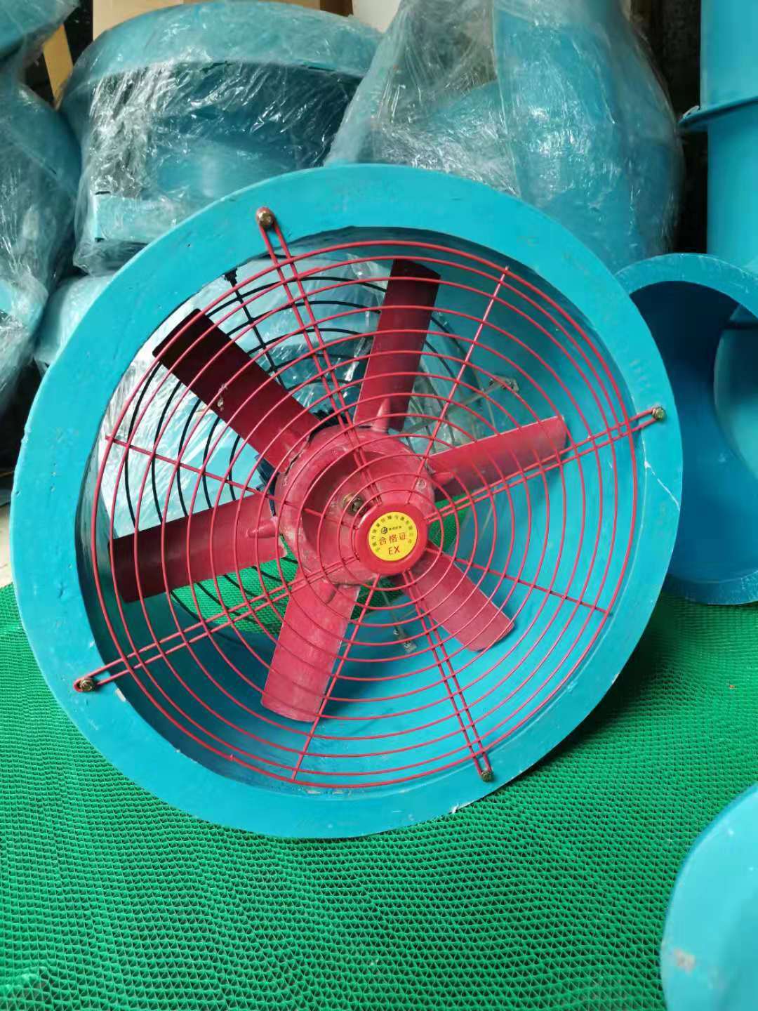 防腐防爆轴流风机FBT35-11玻璃钢双速防爆风机 管道式 220V/380V