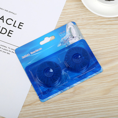 Manufactor Supplying Two Blister card Blue Bubble toilet closestool Toilet treasure Deodorization Descaling household