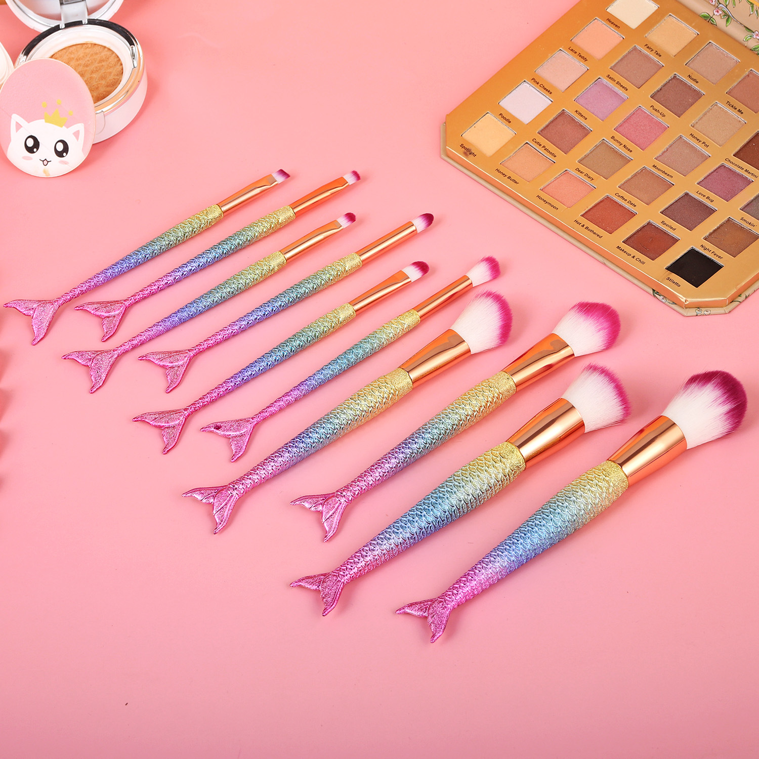 Mermaid Makeup Brush Set Image 4