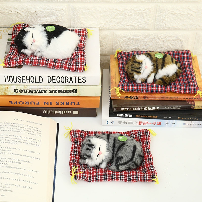 Realistic animal model, handmade, creative gift, cat