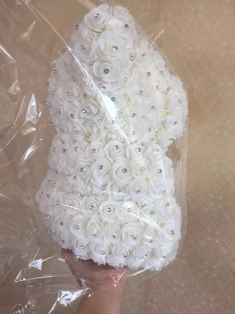 Diamond PE Foam Flower Hug Bear
