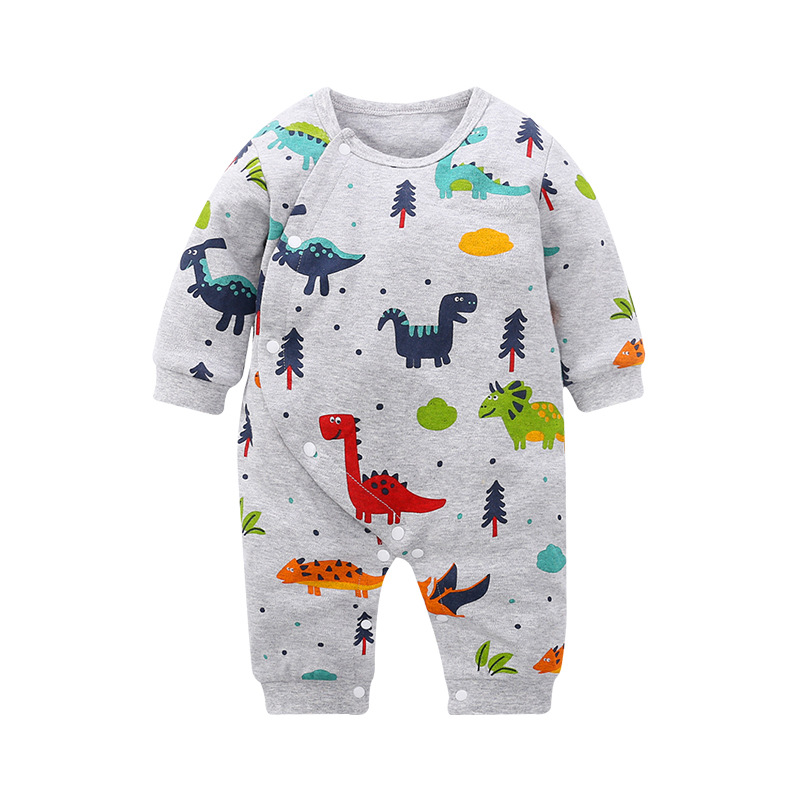 2019婴童哈衣 幼儿卡通爬服 春秋季长袖宝宝装厂家直销现货