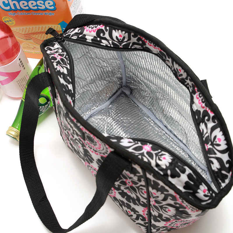American Zipper Portable Thermal Preservation Bag Picnic Bag Ice Bag Outdoor Lunch Bag Lunch Bag