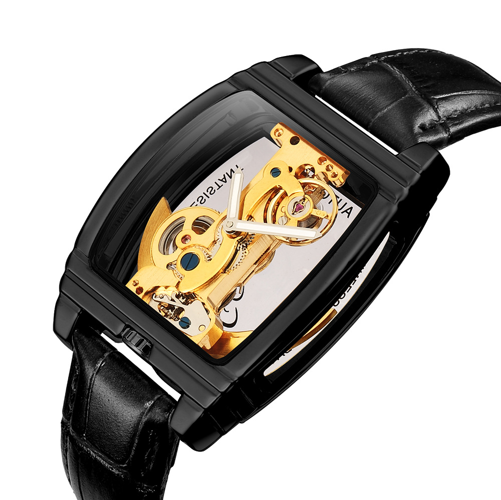 Shenhua Automatic Mechanical Watch For Men Hollow-out Design_voghion.com