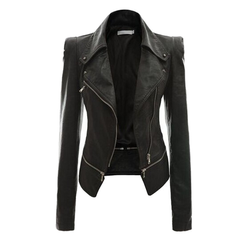 Veste cuir femme en PU - Ref 3447622 Image 11