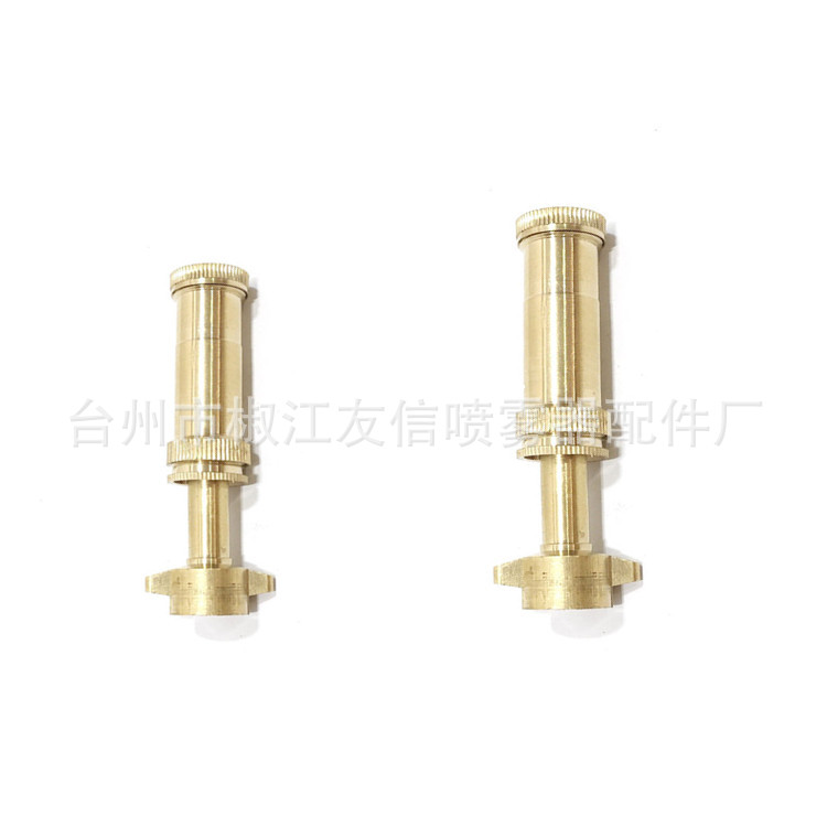 电动喷雾器喷头铜喷枪 喷雾器配件 可调节喷雾器直喷枪铜喷头