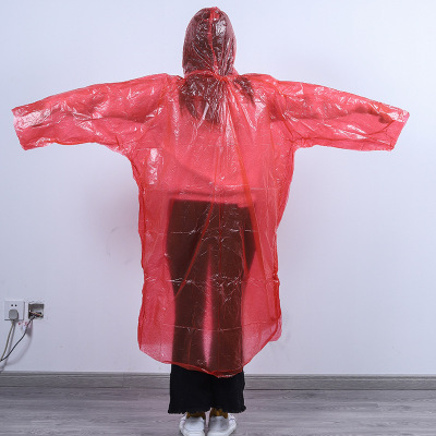 adult thickening disposable Raincoat transparent on foot Raincoat suit men and women outdoors Travel? Portable Poncho