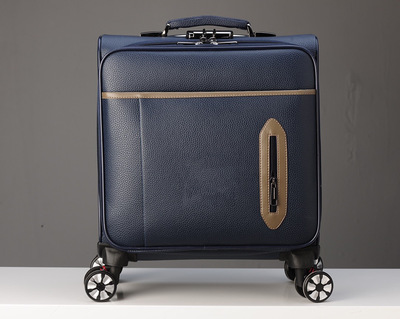 新款防水登機旅行密碼箱 旅行商務拉杆箱 萬向輪16寸留念行李箱