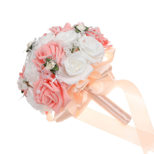Alibaba.com European and American Style Wedding Bridesmaid Bouquets Creative PE Foam Wedding Accessories Artificial Flower Arrangements