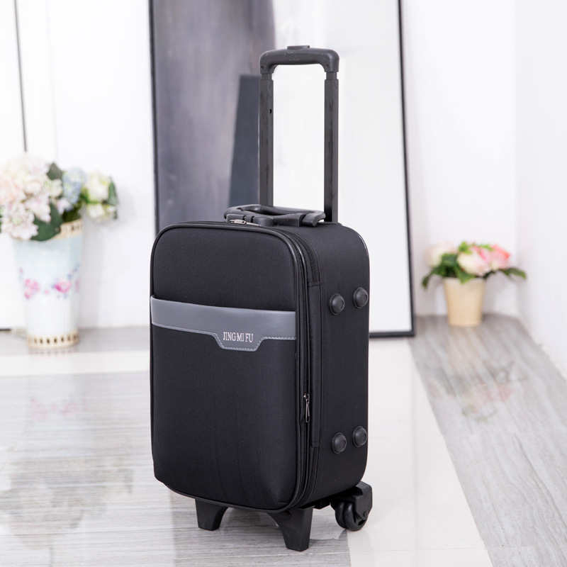 16寸皮质单向轮小拉杆箱密码商务旅行箱耐磨轻便行李箱男女拖箱子