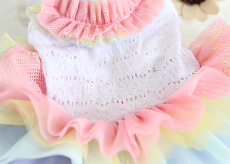 彩虹蛋糕公主裙