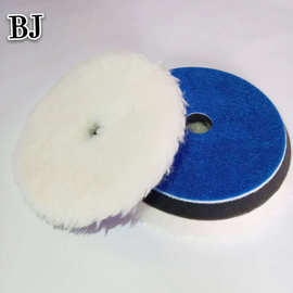 汽车打蜡封釉专用工具汽车羊毛抛光盘长毛抛光盘5寸6寸两款