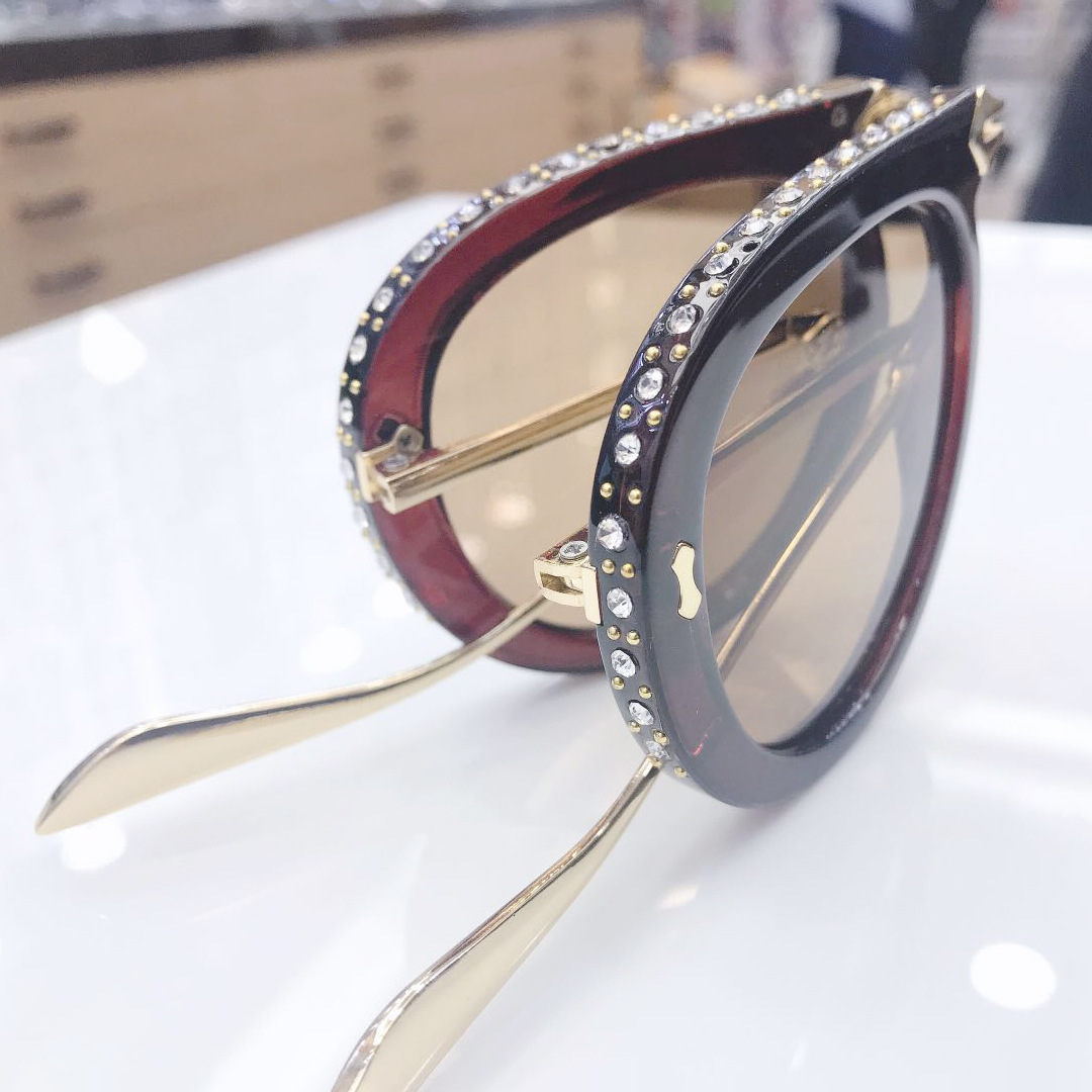 Nouvelles Lunettes De Soleil En Diamant De Style De Mode display picture 2