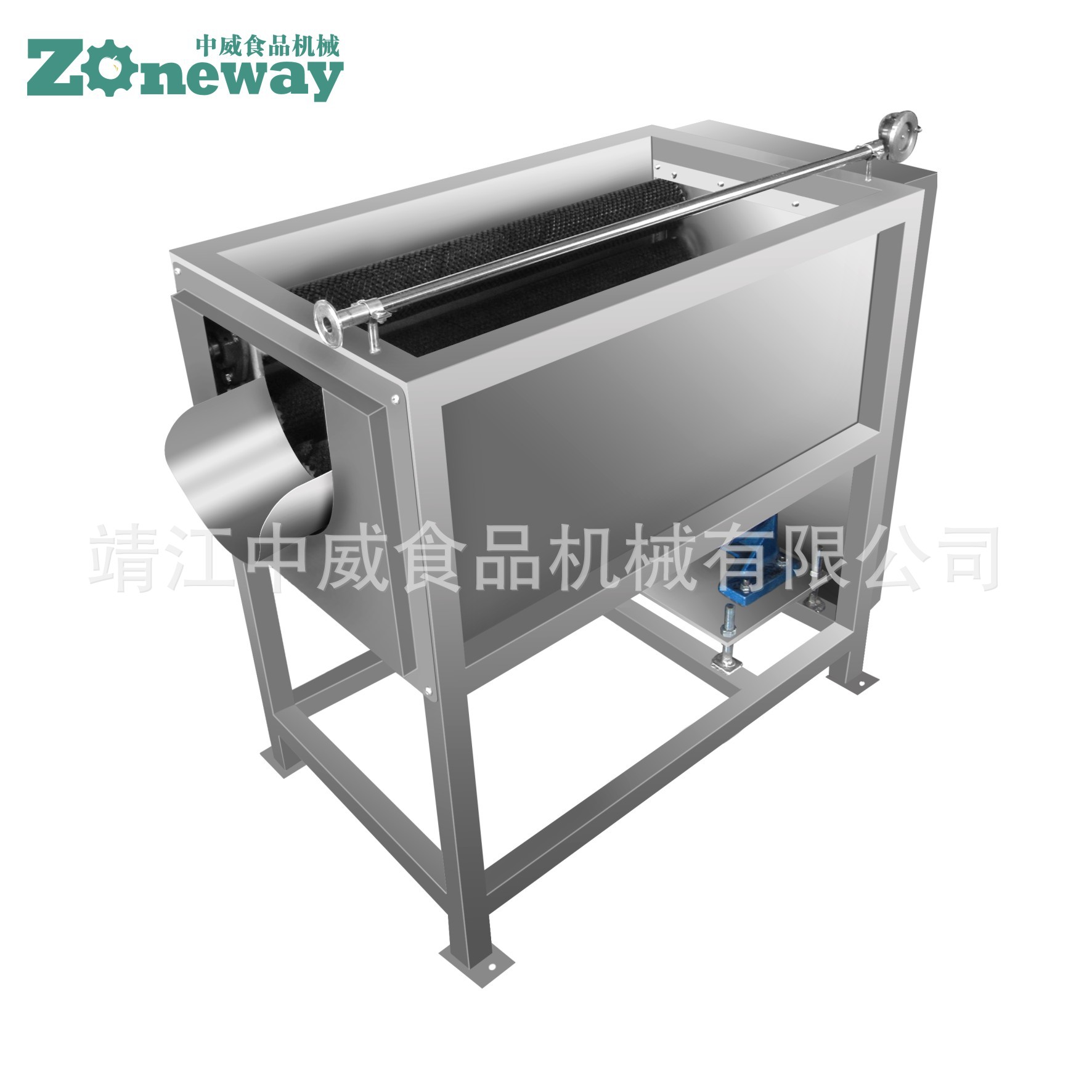 MQJ-Ⅰ型毛刷清洗去皮机  连续式果蔬清洗机  毛刷式去皮清洗机