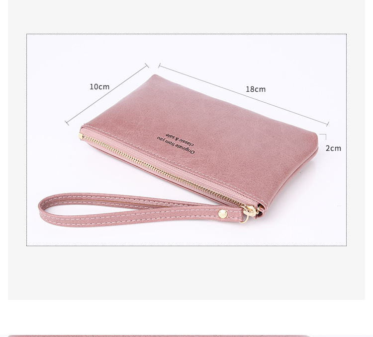 Women's Solid Color Pu Leather Zipper Wallets display picture 1