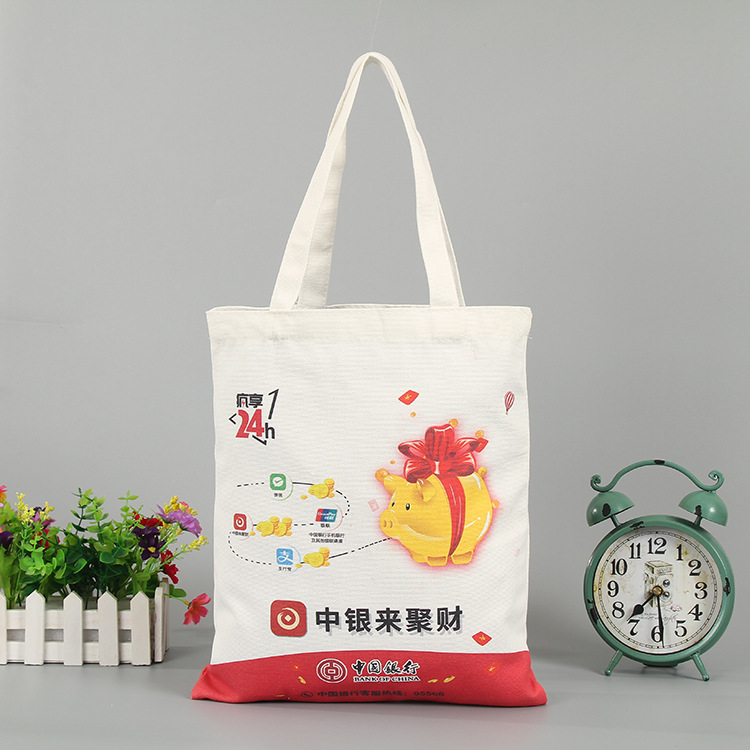 批发帆布袋定 做logo 手提印花购物袋广告单肩包棉布袋定 制