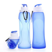 韓國新款分享健康水杯 便攜防摔液態硅膠水瓶 時尚的運動水壺深圳