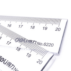 Getle Stationery 6220 Plastic Ruler 20cm Multi-specification Student Stationery Drawing and Drafting Tools
