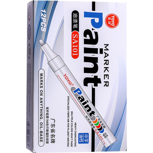 Original Toyo Paint Pen SA101 White Marking Pen Waterproof Non-Fading Touch-Up Pen Tire Pen Wholesale