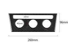 适用于大众高尔夫7中控空调旋转碳纤维装饰贴汽车内饰改装配件
