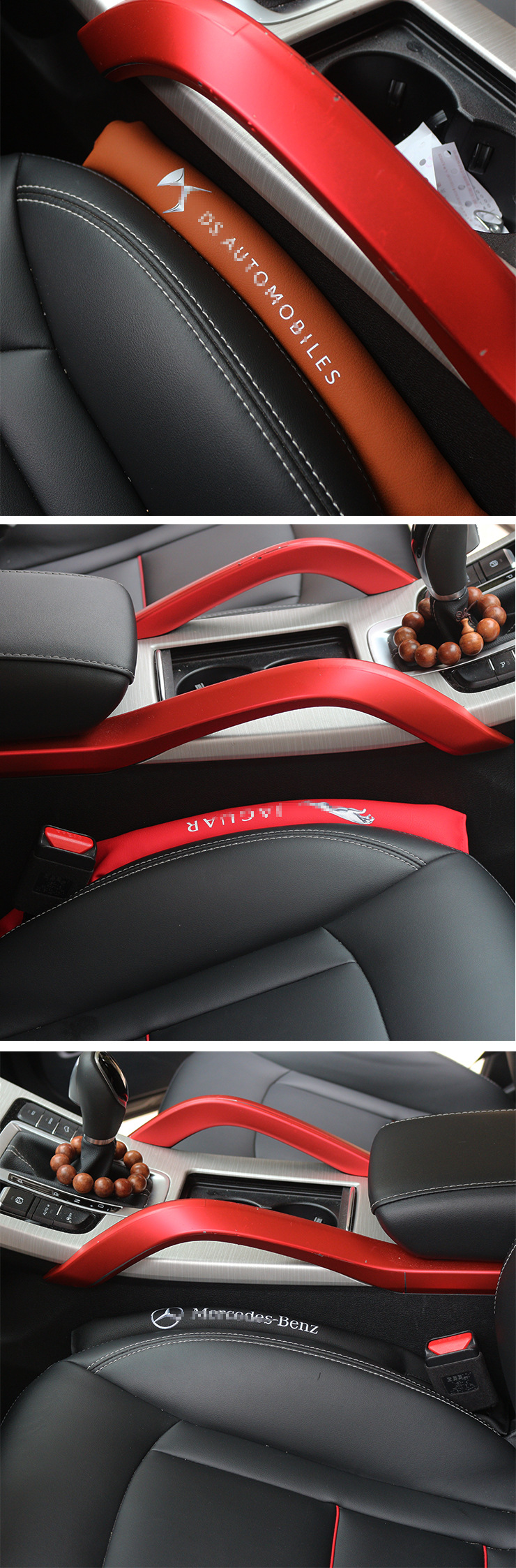 Car Seat Gap Filler Pu Interior Trim for Alphard, Rav4, Cx-5 Seat Gap Leak-Proof Strip Decoration Modification