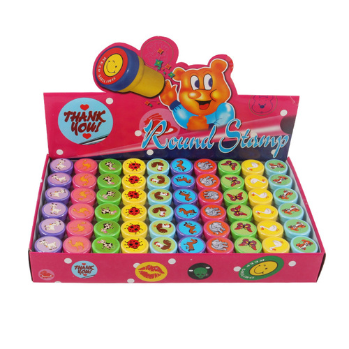 Wholesale Cute Cartoon Animal Seals Kindergarten Creative Children's Baby Encouragement Seals with Words Toy Seals
