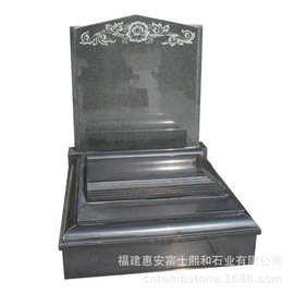 贵州湄潭县墓碑 农村公墓石碑  印度红石材墓碑图片