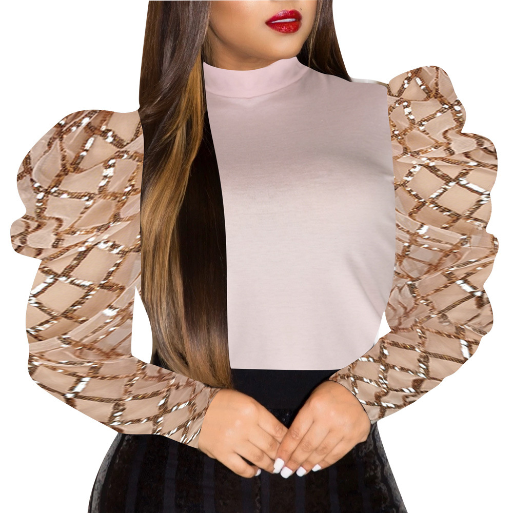 Women's T-shirt Long Sleeve T-shirts Sequins Elegant Streetwear Solid Color display picture 55