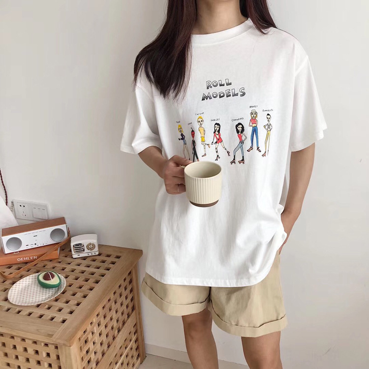 T shirt femme CHUAN YU en Coton - Ref 3314647 Image 23