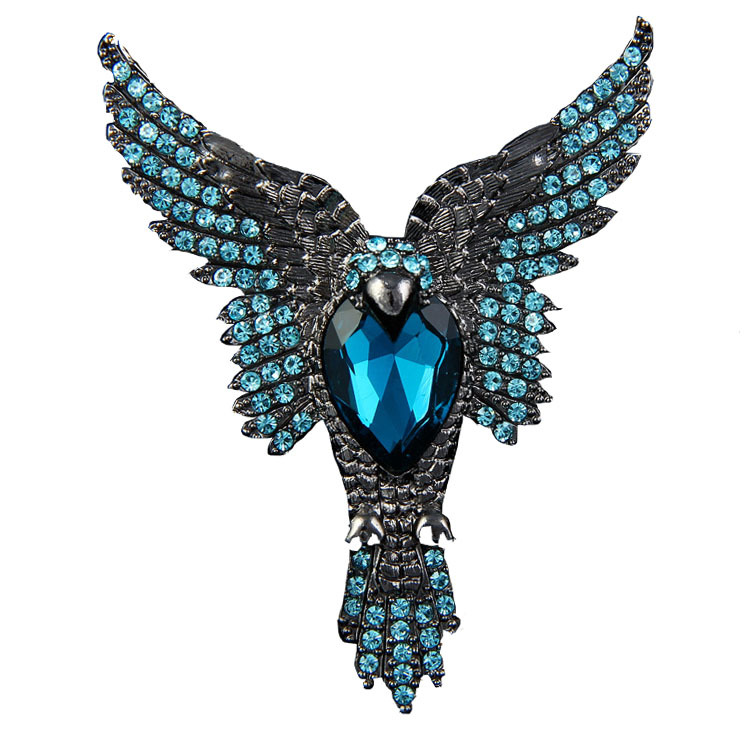 新款韩版爆款胸针胸花 时尚百搭老鹰造型胸针胸花厂家批发