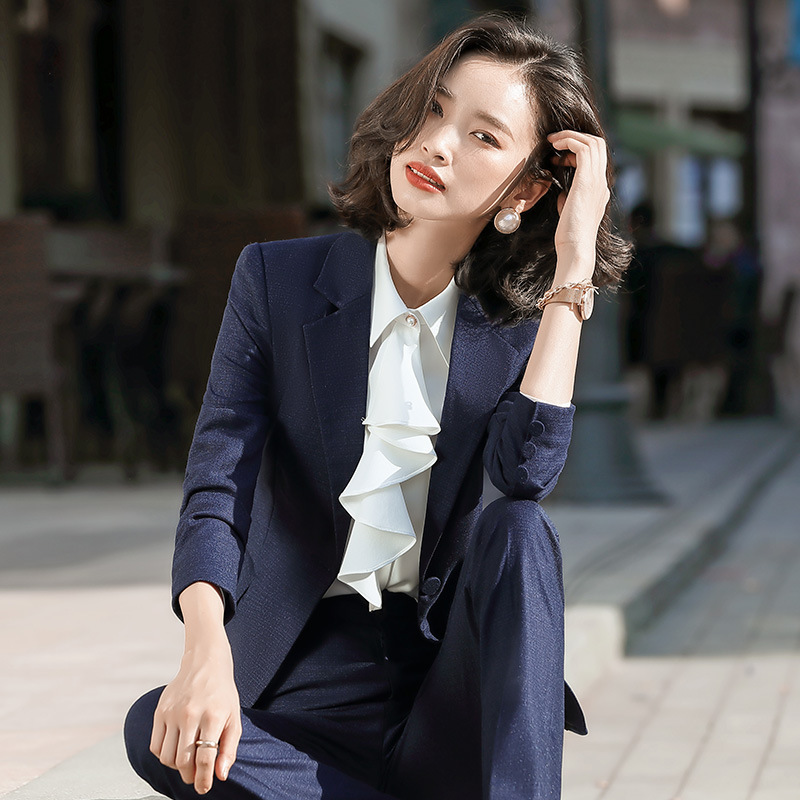 Interview Dress Female College Students Professional Suit Female Fashion Temperament Suit Work Clothes Workplace Ladies Suit