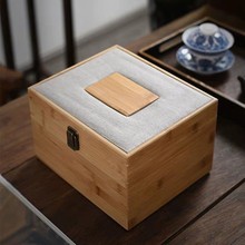 定制竹木錦盒翻蓋竹木盒茶具瓷器包裝盒竹木印章收納盒定制竹盒