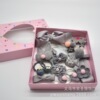 Children's cute hair accessory, hairgrip for princess, hairpins, hair rope, set, gift box