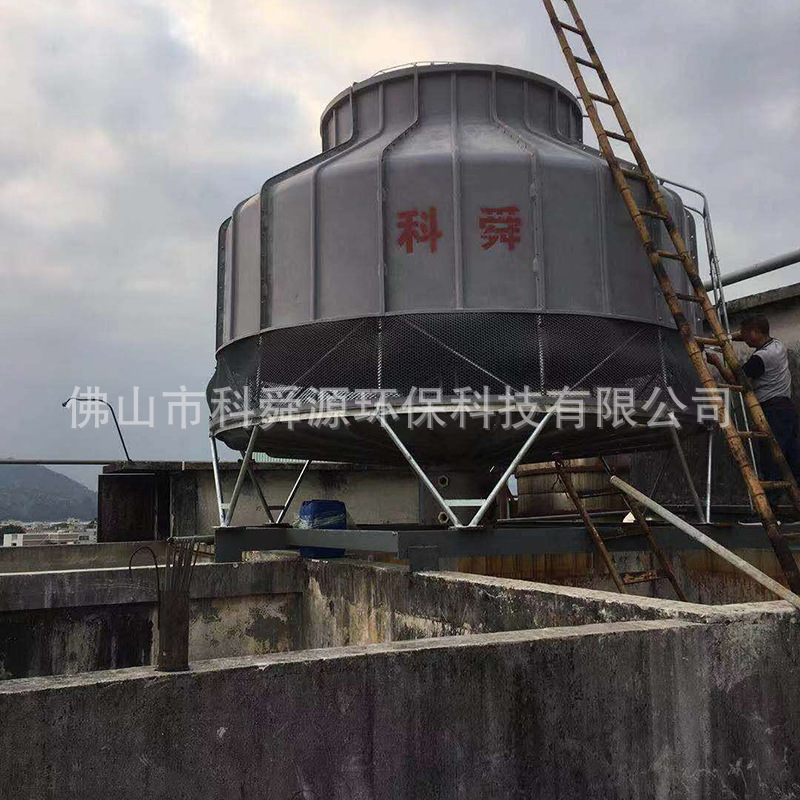 300t圆形冷却塔节能圆形冷水塔 小型圆形冷却塔 200t圆形冷却塔