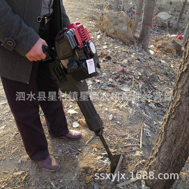 单人手持汽油二冲程起球断根机