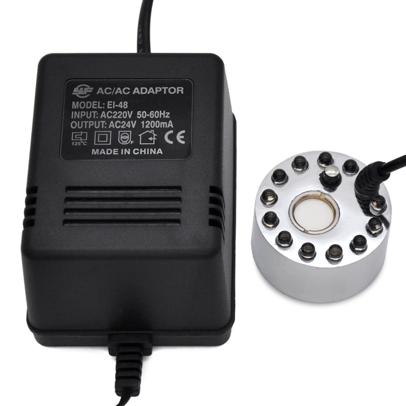 工藝品假山流水噴泉魚缸24V加濕器發霧化器大霧超聲波霧化器廠家