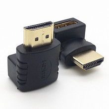 HDMI厂家转接头 270度弯头直角公对母向上 1.4版/高清hdmi转换头