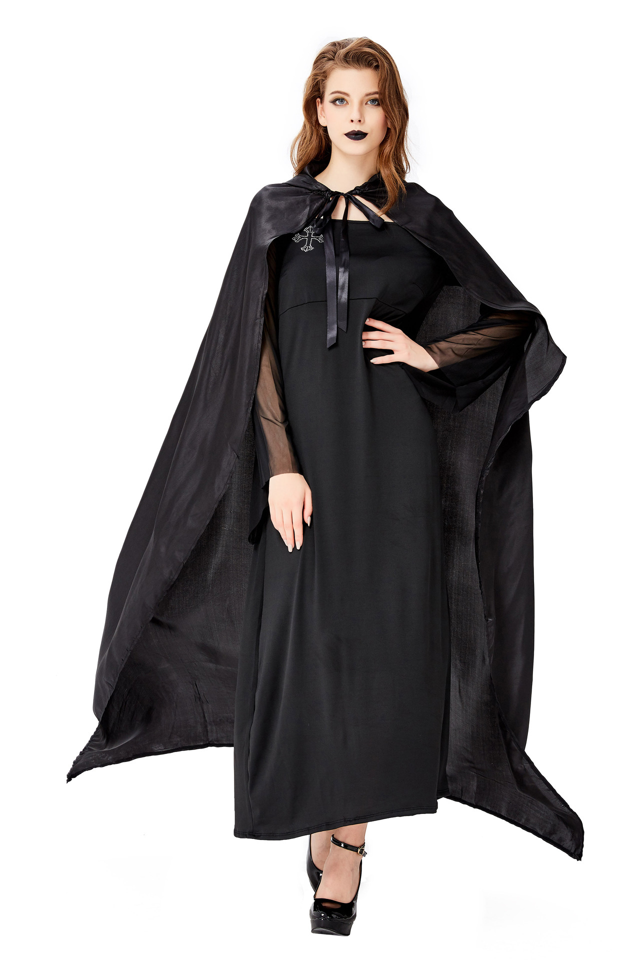 Halloween cosplay vampire evil witch costume nihaostyles wholesale halloween costumes NSQHM81928