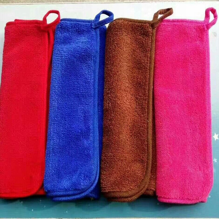 Coral Two-sided thickening water uptake Cleaning towel multi-function kitchen household clean Superfine fibre gift towel