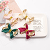 Hairgrip with bow, cute children's hair band, new collection, wholesale, polyester