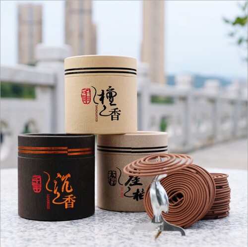 Factory direct sales 48 trays of sandalwood incense agarwood indoor air purification toilet deodorization 96 trays of aromatherapy