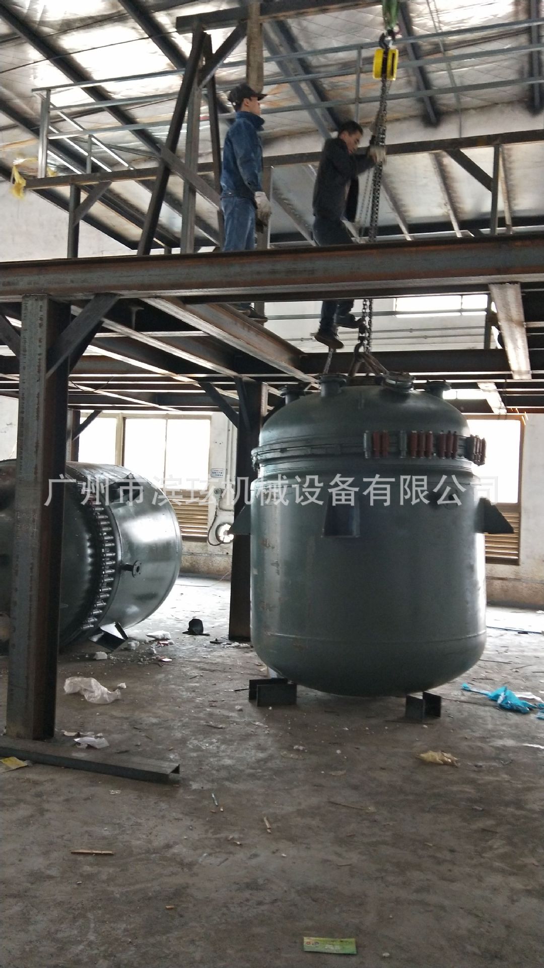 广东搪瓷釜5000L搪玻璃电加热反应釜  蒸汽加热搪瓷反应罐