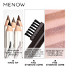 MENOW Meno P135 hard core wooden eyebrow brow brush brush brush, long -lasting color, waterproof 5 -color foreign trade explosion