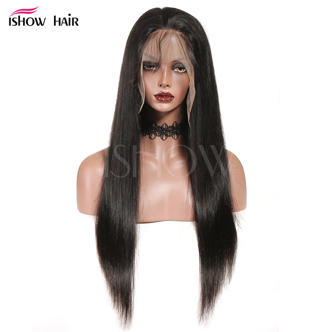 Real human hair headgear 13X6 Lace wig w...