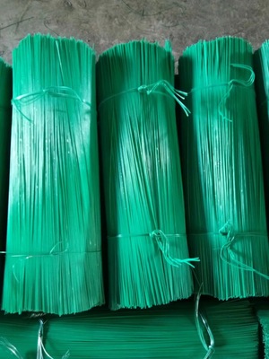 供应包胶铁线  PE包塑丝 PVC玩具专用环保涂塑丝