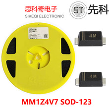 ܷⷀO ST MM1Z4V7 SOD-123 0.5W 4.7V zӡ 4M