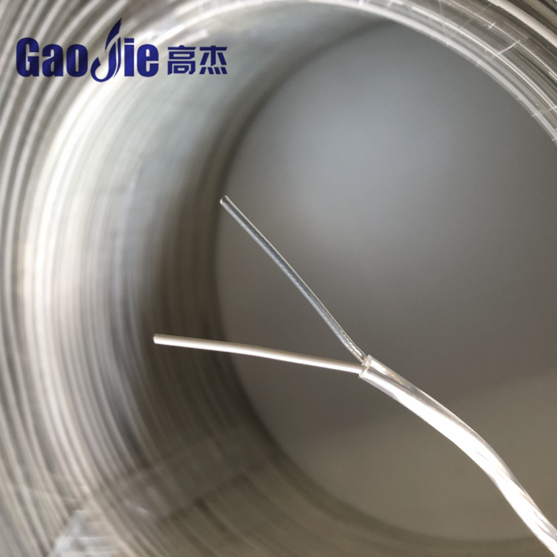 厂家批发2×0.3平方铁氟龙透明灯饰电源线3.0mm小外径吊线