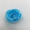 Simulation bubble PE Rose with gauze small flower head wedding decoration flower ring products DIY handmade small flowers