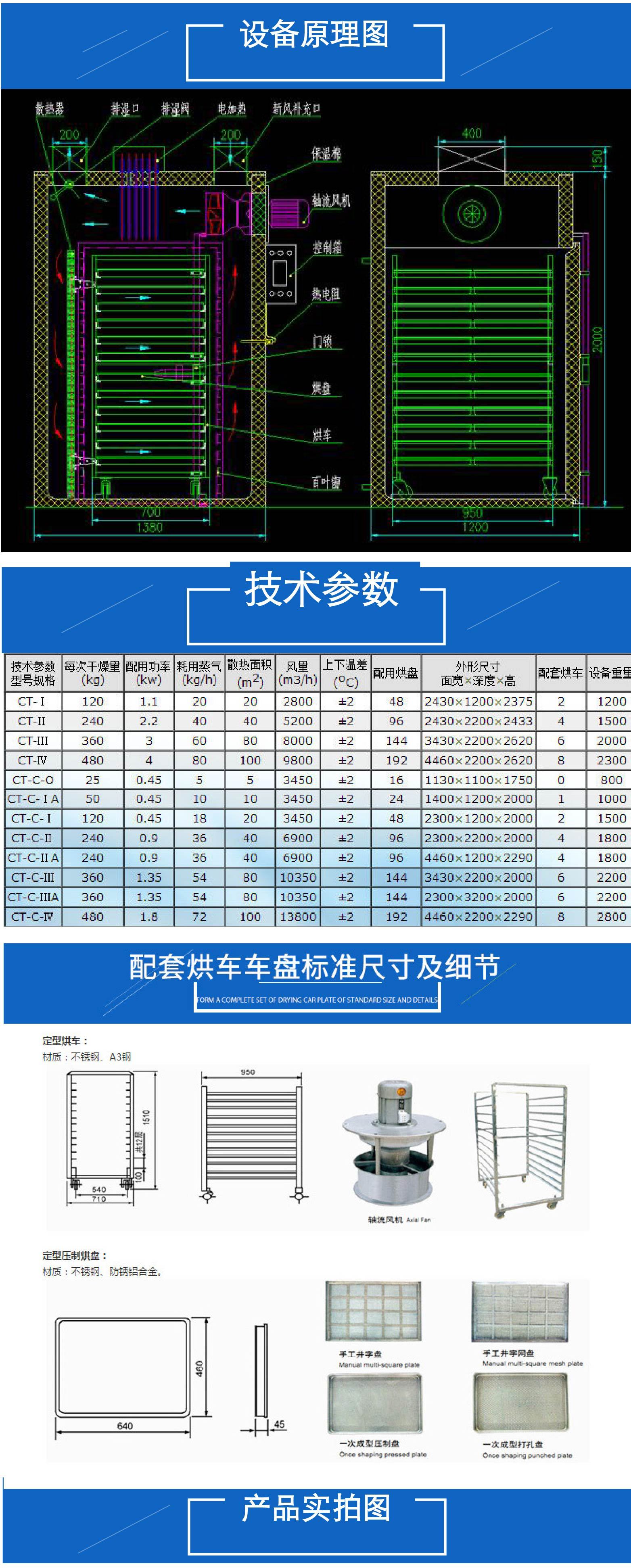 金银花烘干机工业烘箱茶叶烘干机果蔬烘干机商用烘干房